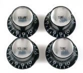 kit com 4 Knobs para guitarra PRMK10 korea