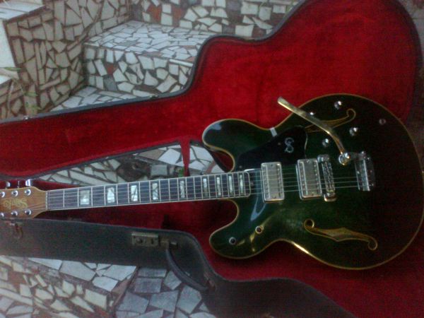 Guitarra Snake acustica com estojo
